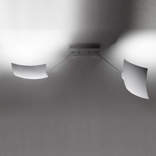 Ingo Maurer - 2 x 18 x 18 LED Decken-/Wandleuchte